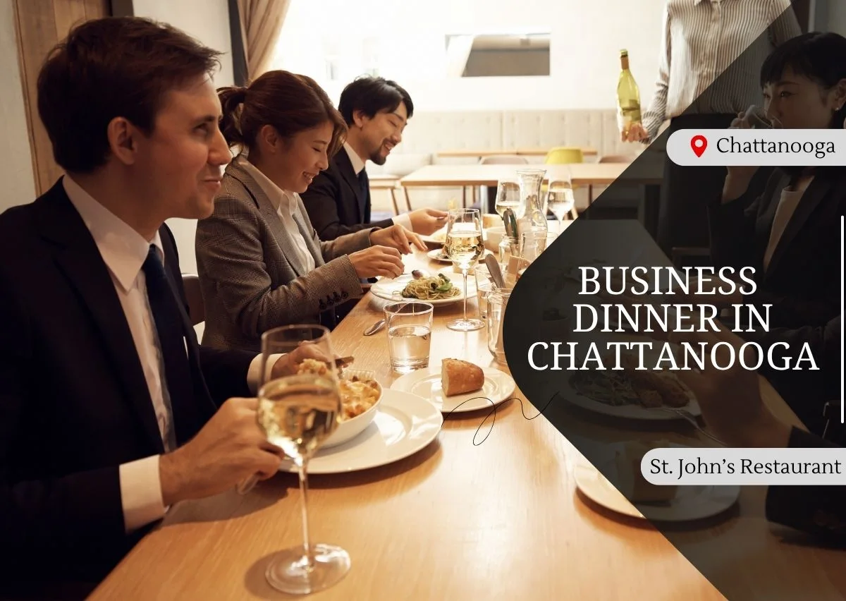 Business dinner in Chattanooga